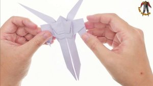 How to make a Transforming AUTOBOT OPTIMUS PRIME Origami Transformer