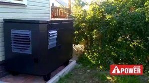 Отзыв клиента. Монтаж генератора A-iPower A13000EAX на 12 кВт в тихом кожухе.