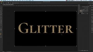 Glitter Text Photoshop Tutorial | How to add glitter to your text in Photoshop