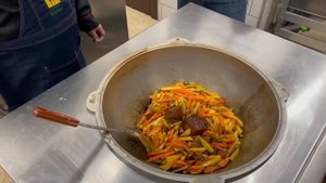 Чайханский Плов. Чайхана «Баракат». Рис из города Исфара. Увидел новое для себя. Полный рецепт.