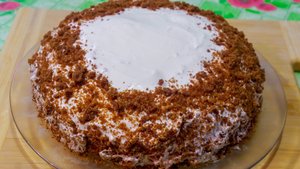Торт "Выручайка". Самый простой и экономный торт без масла, сгущёнки и сливок!