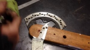 Knife From A Brake Disc