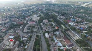 Аэросъемка города Темрюк (панорама)