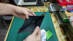 Кошелёк из кожи ручная работа.mp4