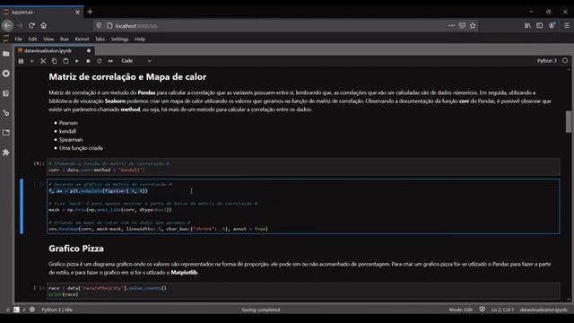 Introdução a Data Visualisation com Pandas, Seaborn e Matplolib: Heatmap смотреть онлайн