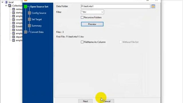 Import multiple TSV files to a single MongoDB collection смотреть онлайн