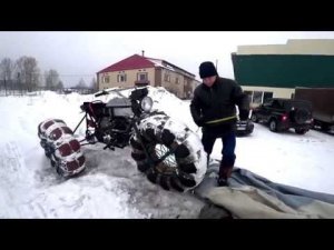 Трицикл.Зимний тест драйв. Размеры. Продан