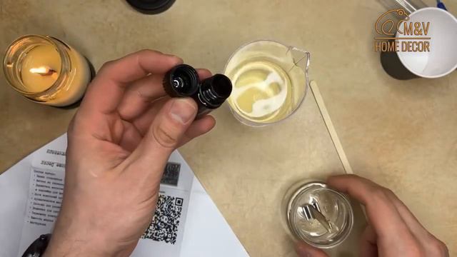 M&V Home Decor. Видео инструкция набора для создания свечей смотреть онлайн