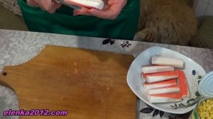 Салат с пекинской капустой и крабовыми палочками