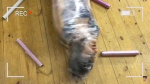 100 слоёв пищевой плёнки челендж