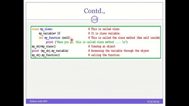 Session 22 - Classes and Objects in Python, __init__ in python