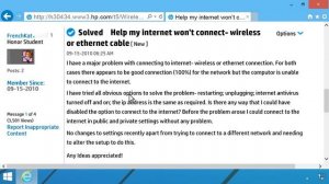 Making a Post | HP Support Forum | HP