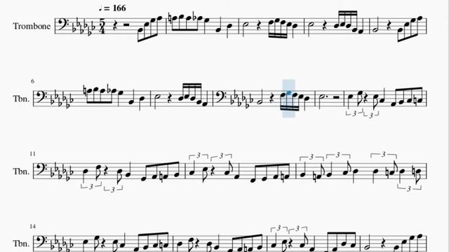 Trombone Sheet Music: How to play Take Five by Dave Brubeck смотреть онлайн