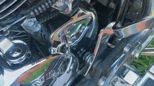 Регулировка и крепление педали КПП и тормоза на Honda Shadow