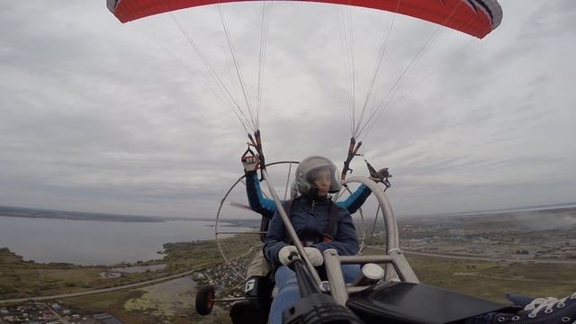 Параплан в Челябинске. Полёты 21 сентября 2016 ч2 смотреть онлайн