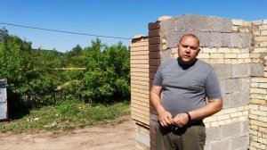 Двухэтажный дом из керамзитных блоков.