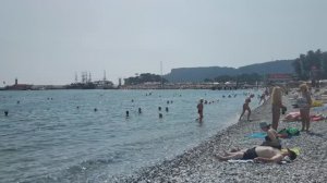 Lancora beach hotel обзор пляжа,Кемер Анталия.