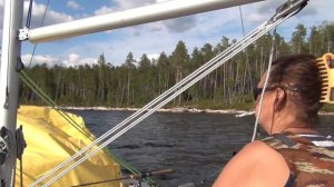 В диких условиях. Поселяемся на острове Пя озера. Карелия