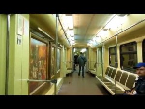 81-740.1/741.1 "Акварель" на Кольцевой линии, парад поездов. 18 мая 2019 год