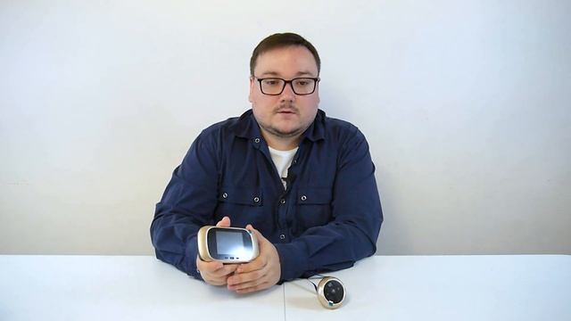 Обзор на видеоглазок на входную дверь "iHome S01" с цветным дисплеем смотреть онлайн