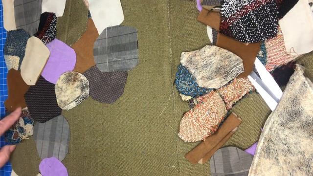 Утилизация Ненужной одежды. Лоскутные камушки!