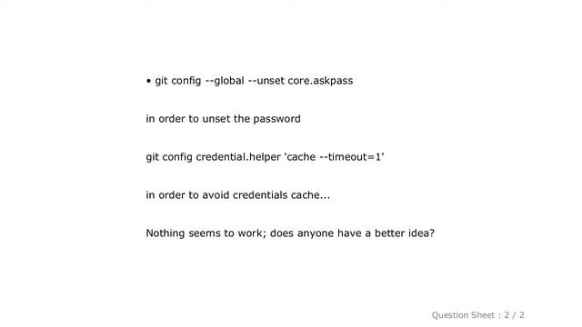 Windows : Remove credentials from Git смотреть онлайн