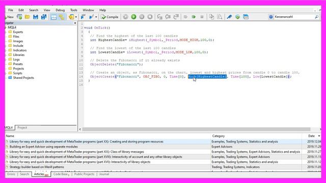 MQL4 TUTORIAL BASICS - 53 SIMPLE FIBONACCI OBJECT смотреть онлайн