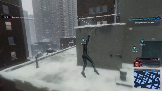 Прохождение Spider-Man: Miles Morales : Часть 6  "Пир  Паук-Водопроводчик"  (доп).