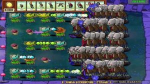 250 Zombies with Bucket Vs Plants