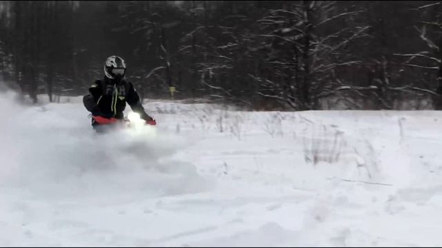 На сноубайке по свежему пухляку.Сноубайк Имперслед.Impersled.Snowbike. смотреть онлайн