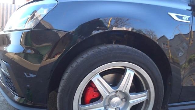 Покраска суппортов на Volkswagen Polo Sedan GT 1,4 125 л.с