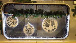 Новогодний поезд метро