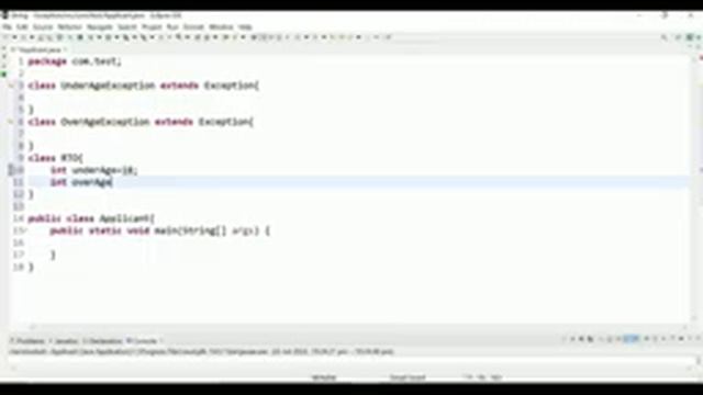 custom exception in java || part 3 || Shyam Sundar смотреть онлайн