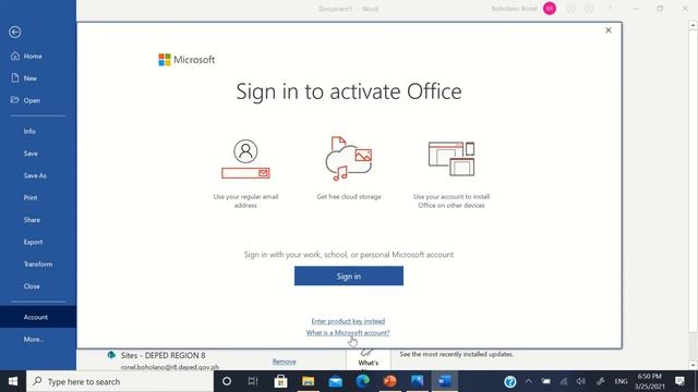 How to Resolve Activation Failed Issues in your Microsoft Office 365 in your Computer (TAGLISH) смотреть онлайн