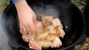 ЧАХОХБИЛИ из курицы в казане / Грузинская кухня