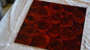 Как нарисовать миллион алых роз. Живопись маслом. How to draw a million scarlet roses.