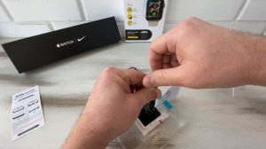 Инструкция по установке защитного стекла WhiteStone Dome Glass для Apple Watch 6 series 44 mm