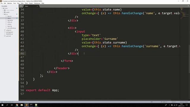React js Tutorial - Forms