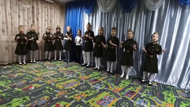 Окружной фестиваль инсценированной военно-патриотической песни «Песня в солдатской шинели" смотреть онлайн