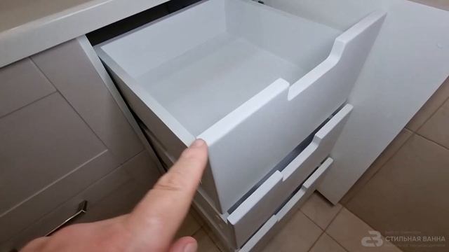 Гарнитур мебели для ванной на заказ от производителя || Без посредников смотреть онлайн