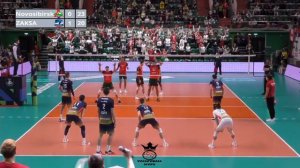 Dražen Luburić vs Łukasz Kaczmarek - ScoutView - ChampionsLeague - Novosibirsk vs ZAKSA - Highlight