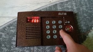 защита домофона Eltis DP400-TDC16 от подбора пароля