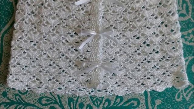 Крестильное платье-схема вязания.Ажурное платье крючком.Платье для новорожденной.Вязаное платье
