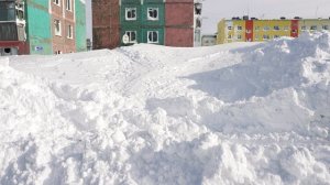 ❄️Несколько дней Усть-Камчатск был во власти снежной стихии❄️