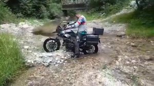 Romania, Румыния, BMW F700GS. супер проходимый.