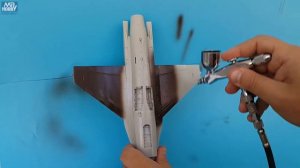Unboxing and Testing Mr.Hobby PS-268 Procon Boy SQ Single-Action Airbrush