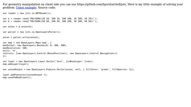GIS: How to merge two Polygons in OpenLayers? (3 Solutions!!) смотреть онлайн