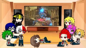 Реакция MHA на силу Палача Рока(заключение) |Gacha club|MHA|DOOM|Reaction|