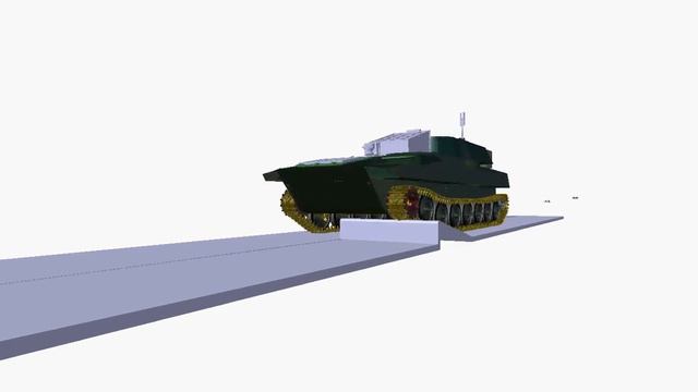 Symulacja pojazdu gąsienicowego (Tracked vehicle simulation) - h=0,4m [LMS Virtual.Lab] смотреть онлайн
