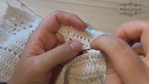 Как сшить связанные крючком детали незаметно.
